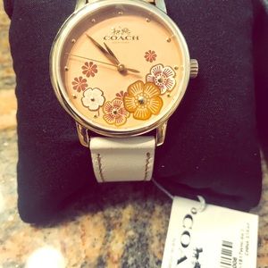 Ladies floral coach watch